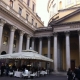 The luxurious shops in down town Milan