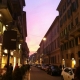 The luxurious shops in down town Milan