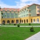 Salt water pool, restaurant and hotel
