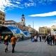 The spanish and madrilan landmark