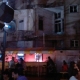 A great cheap bar on a Terrasse of an old building